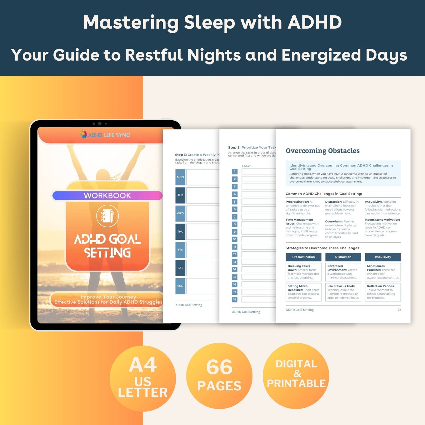 ADHD Goal Setting Workbook