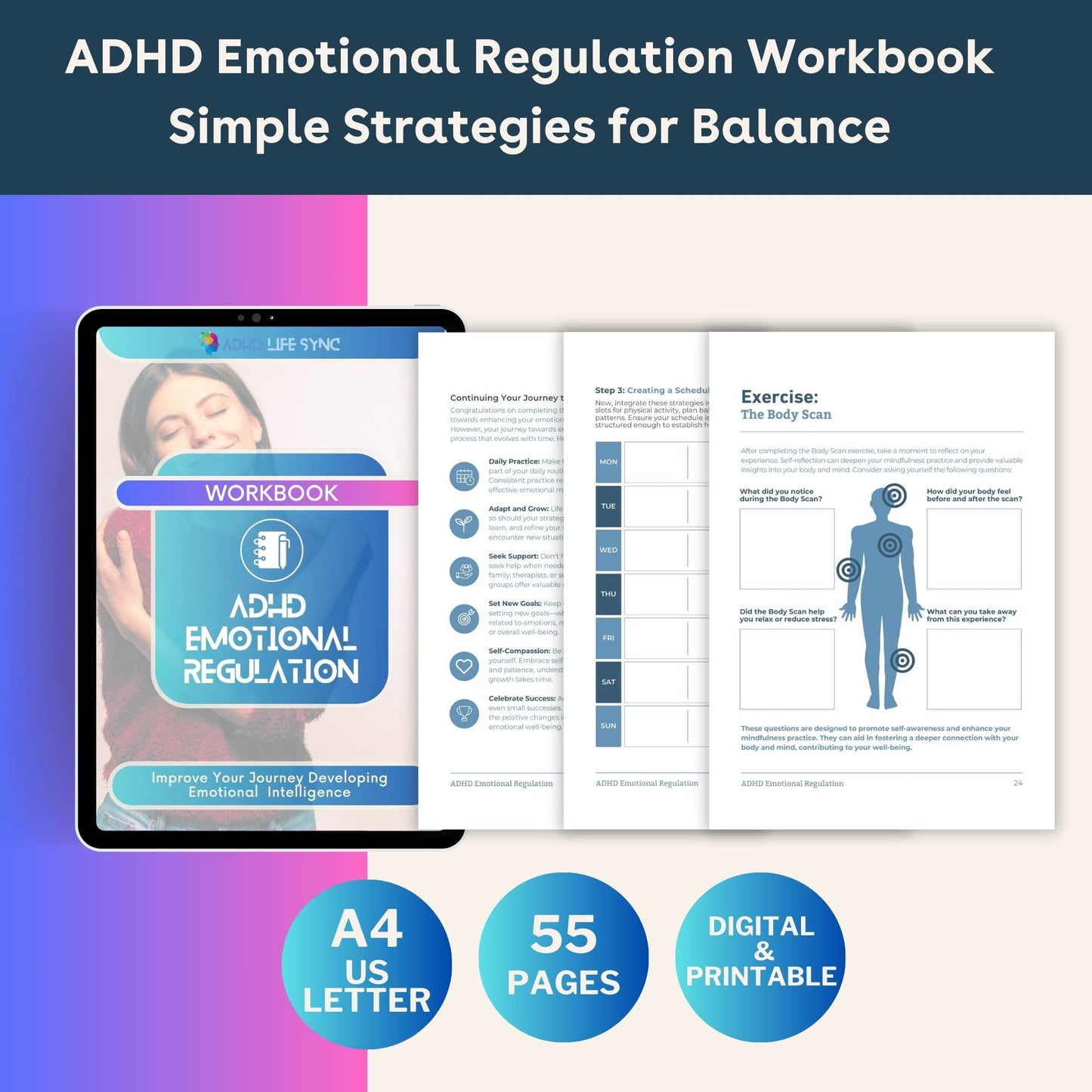 ADHD Emotional Regulation Workbook