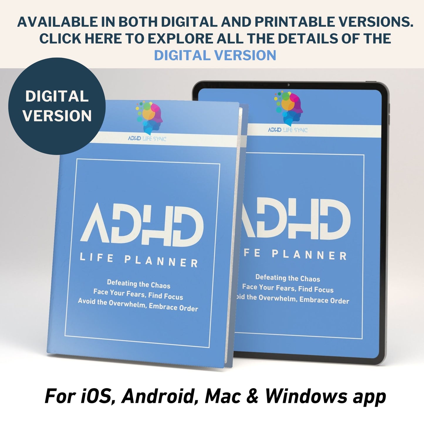 ADHD LIFE PLANNER - Digital Version