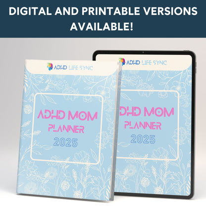 ADHD MOM PLANNER - Digital and Printable