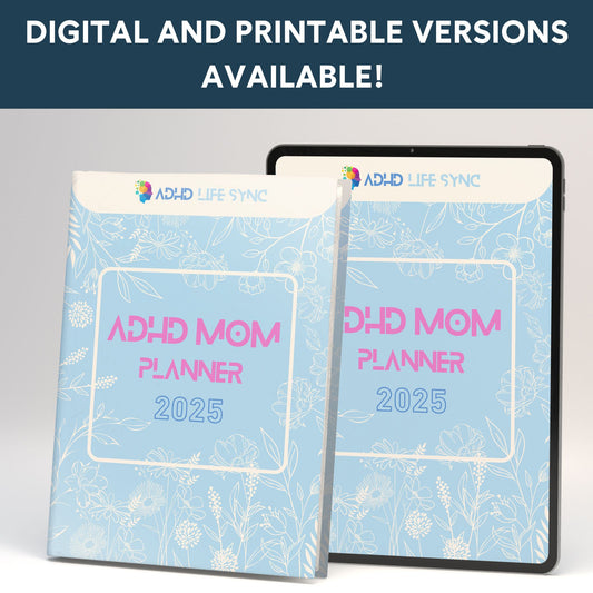 ADHD MOM PLANNER - Digital and Printable