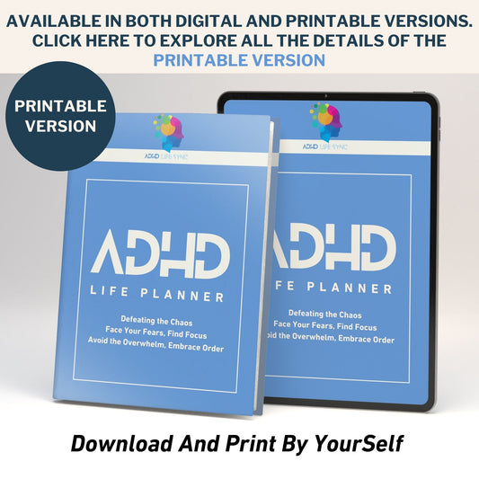 ADHD LIFE PLANNER - Printable Version