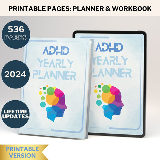 ADHD YEARLY PLANNER - Printable Version