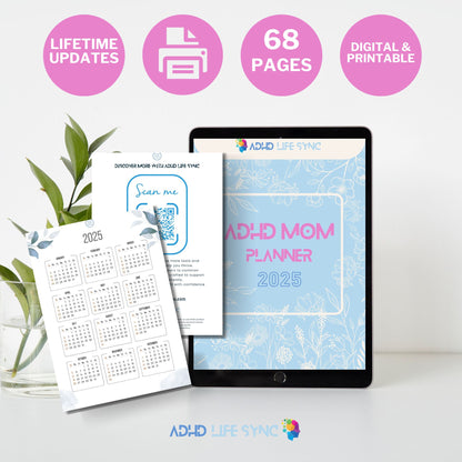 ADHD MOM PLANNER - Digital and Printable