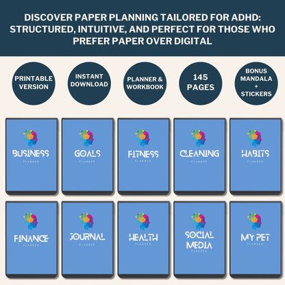 ADHD LIFE PLANNER - Printable Version