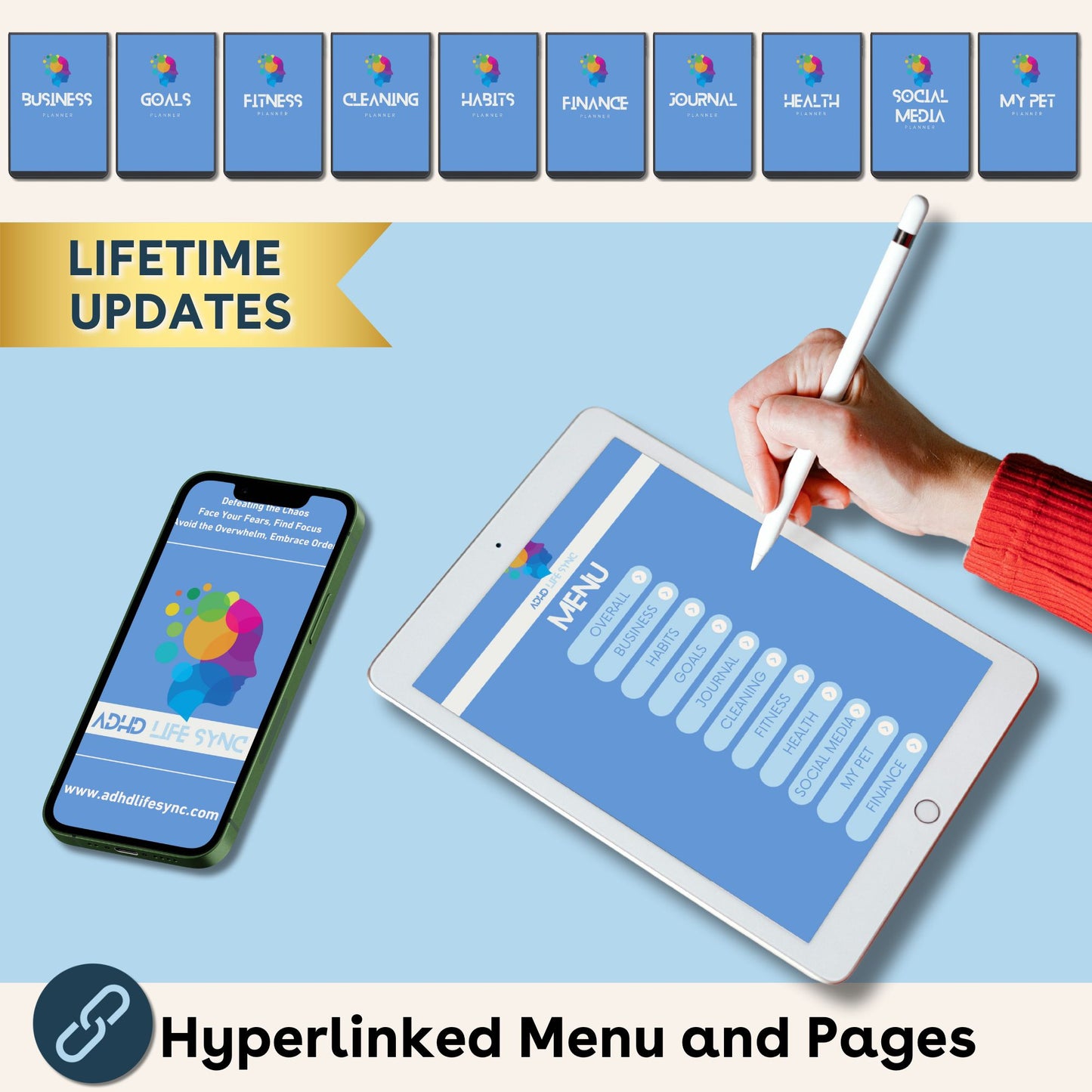 ADHD LIFE PLANNER - Digital Version