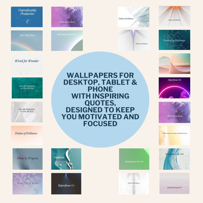 ADHD-Friendly Wallpapers for PC - Phone - Tablet