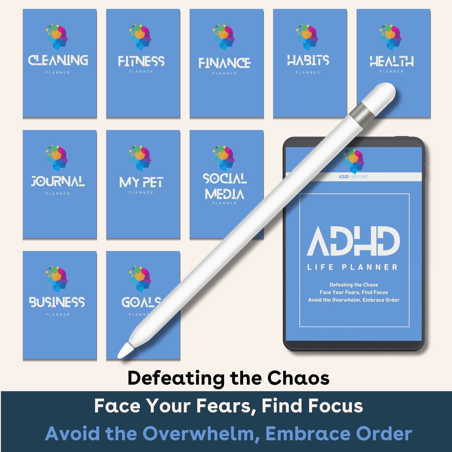 ADHD LIFE PLANNER - Digital Version - Calendars, Organizers & Planners - ADHD Life Sync | Tools and Resources for Brains That Work Differently